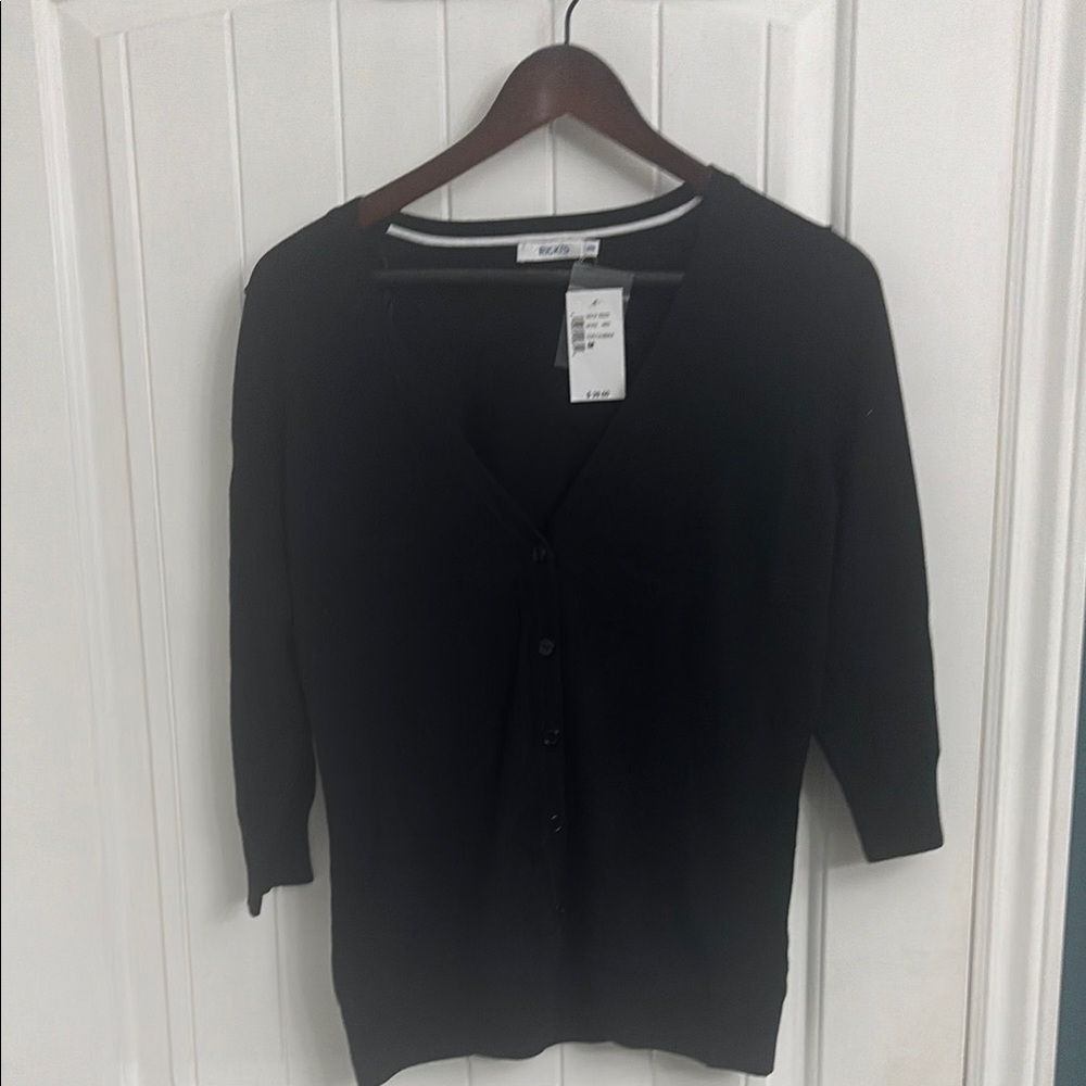 RICKI’S BNWT Classic Black Cardigan Sweater